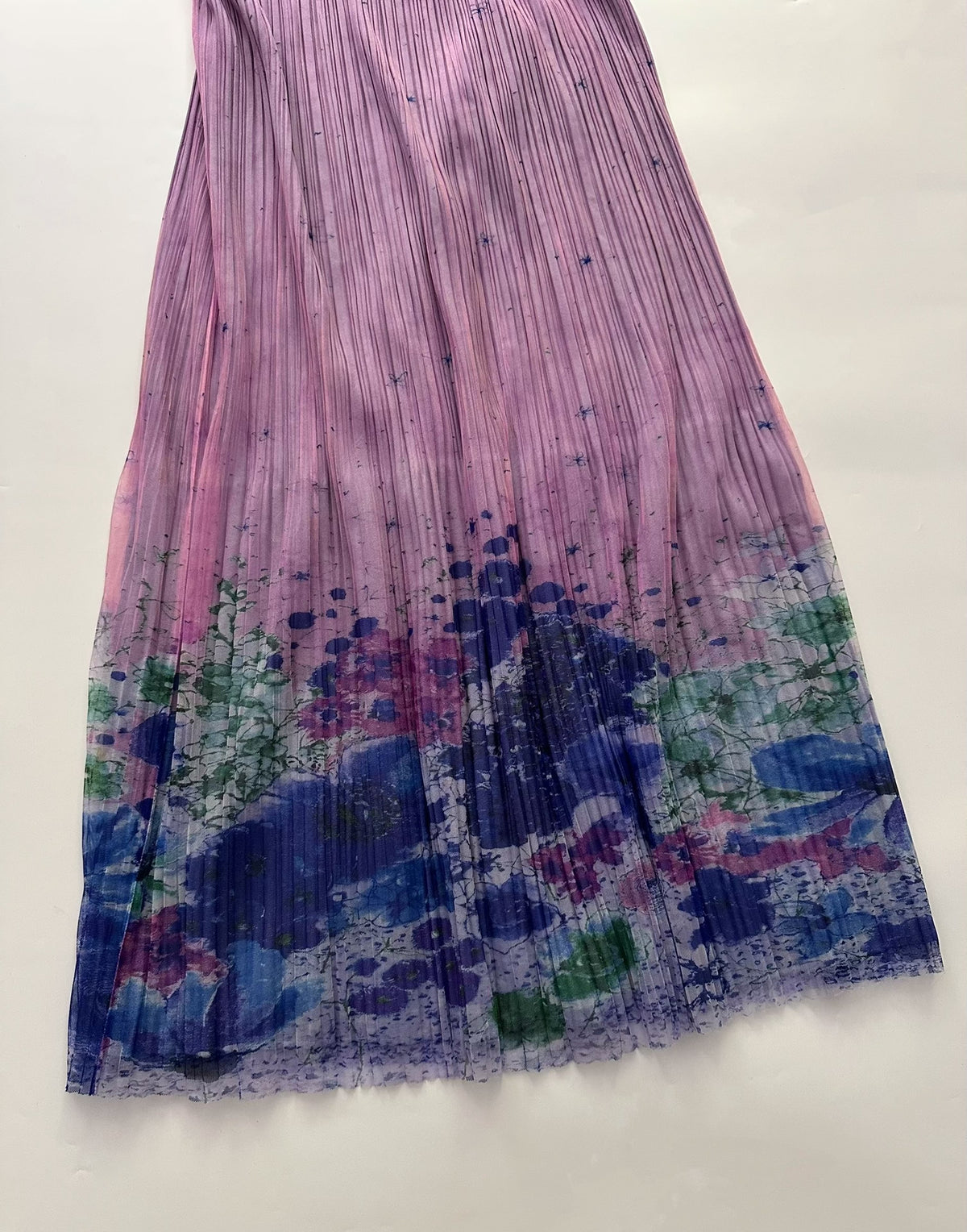 Issey Miyake Midi Purple Skirt