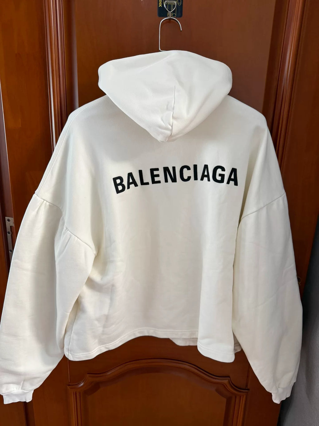 Balenciaga AW24 Embroidered Logo Hooded Sweater
