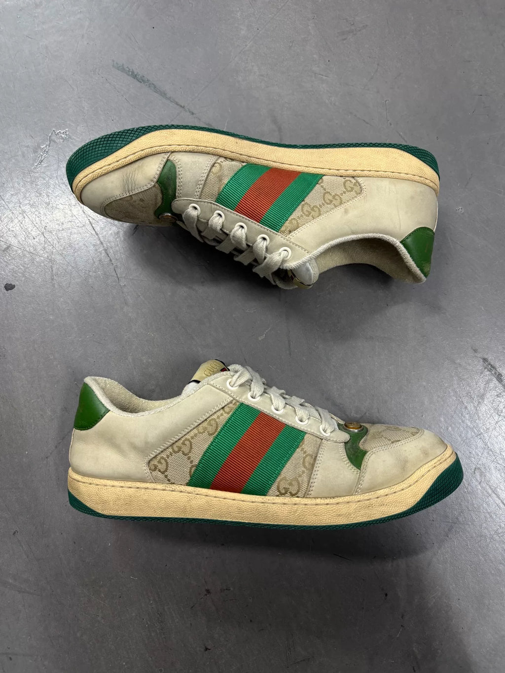 Gucci Distressed Sneakers