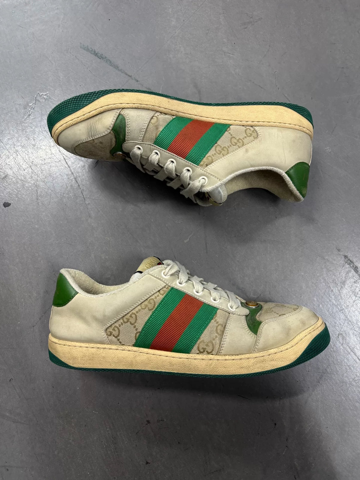 Gucci Distressed Sneakers