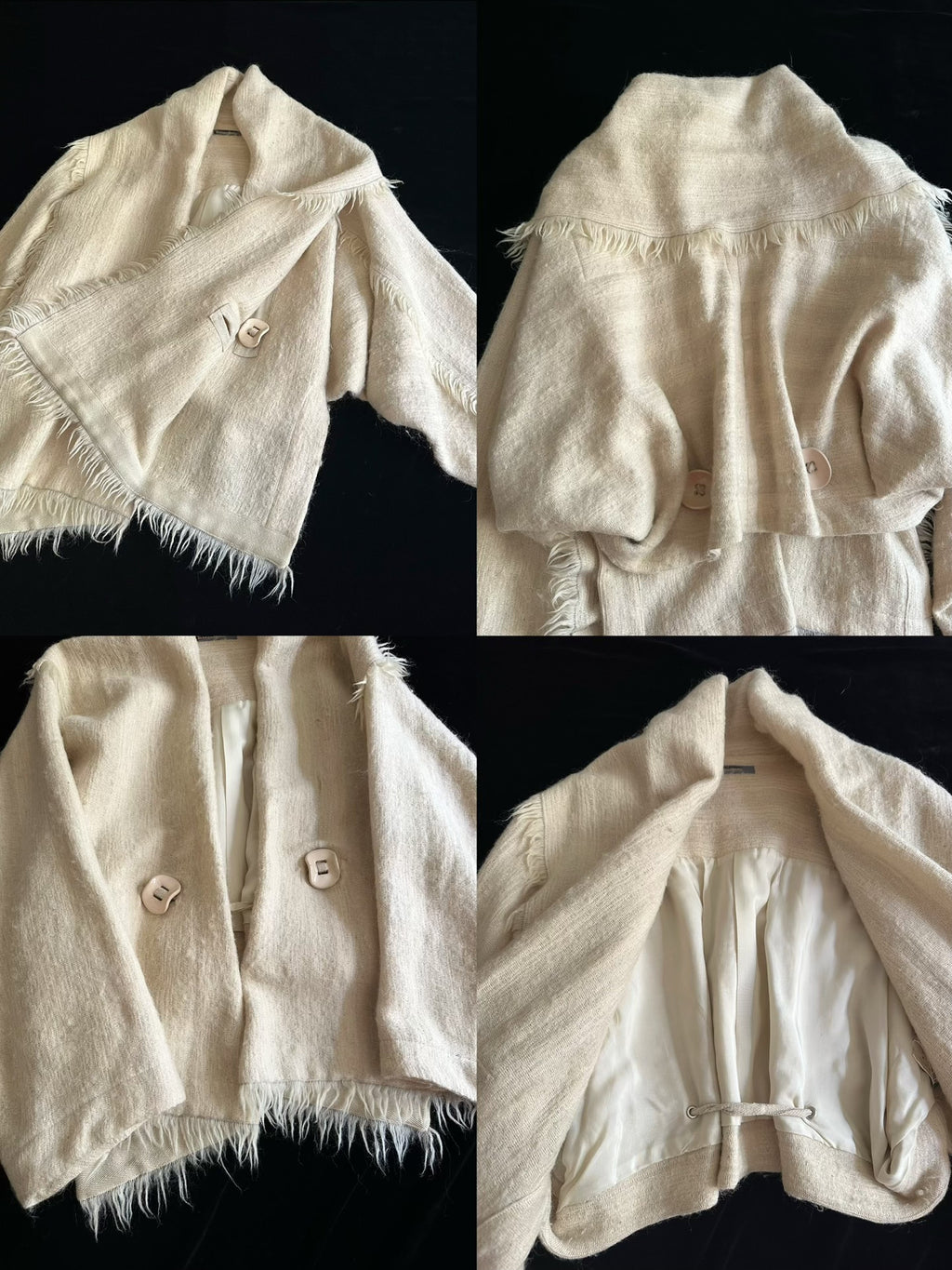 Issey Miyake 1989 Runway Wool Jacket