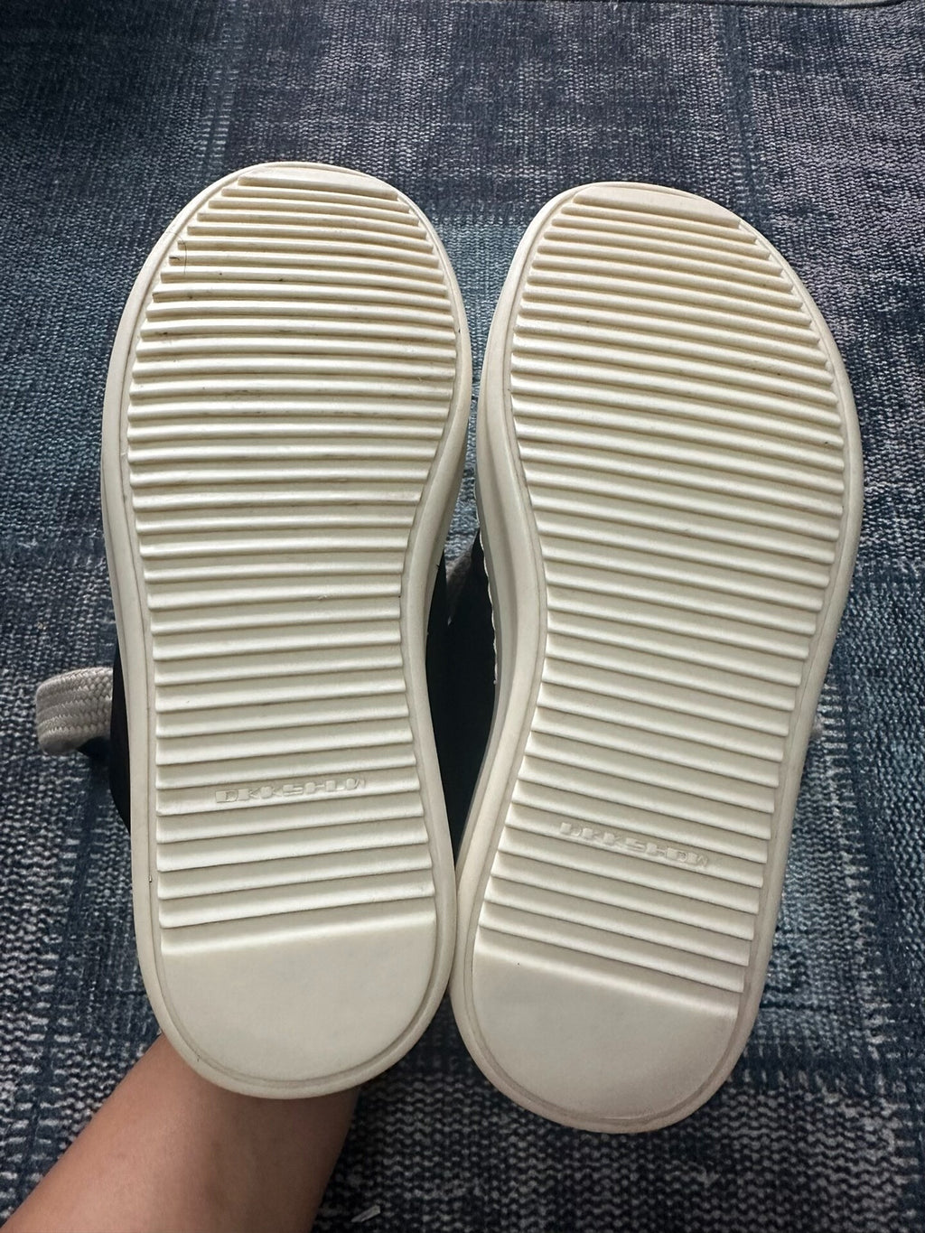 Rick Owens sub-line canvas "Panting" chunky laces Sneakers