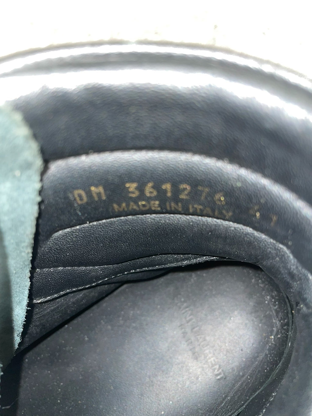 Saint Laurent SLP13 Authentic High-Top Sneakers with Bullet Rivets