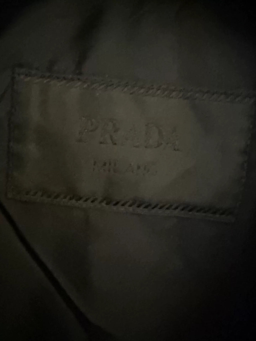 Prada Black Recycled Nylon Triangle Logo Short Sleeve Shirt