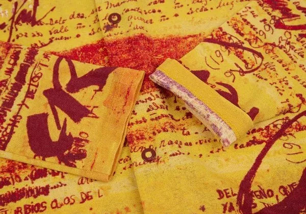 Jean Paul Gaultier Vintage Yellow Pattern Shirt