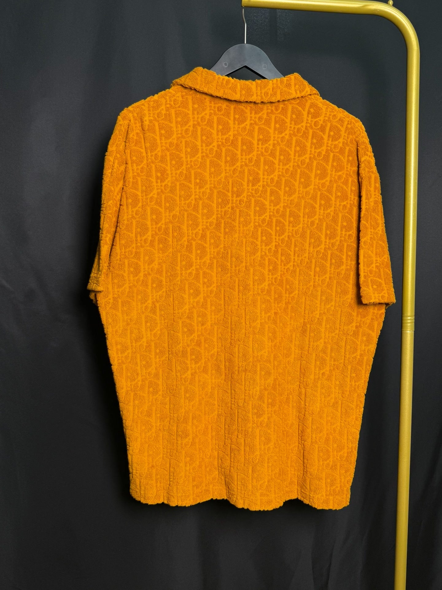 Dior Yellow Oblique Terry Polo Shirt
