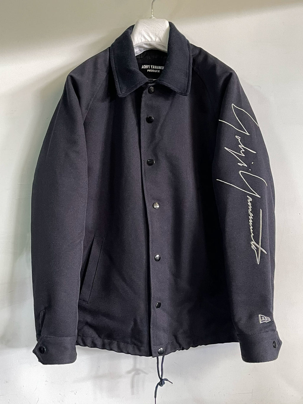 Yohji Yamamoto Mandarin Collar Coach Jacket