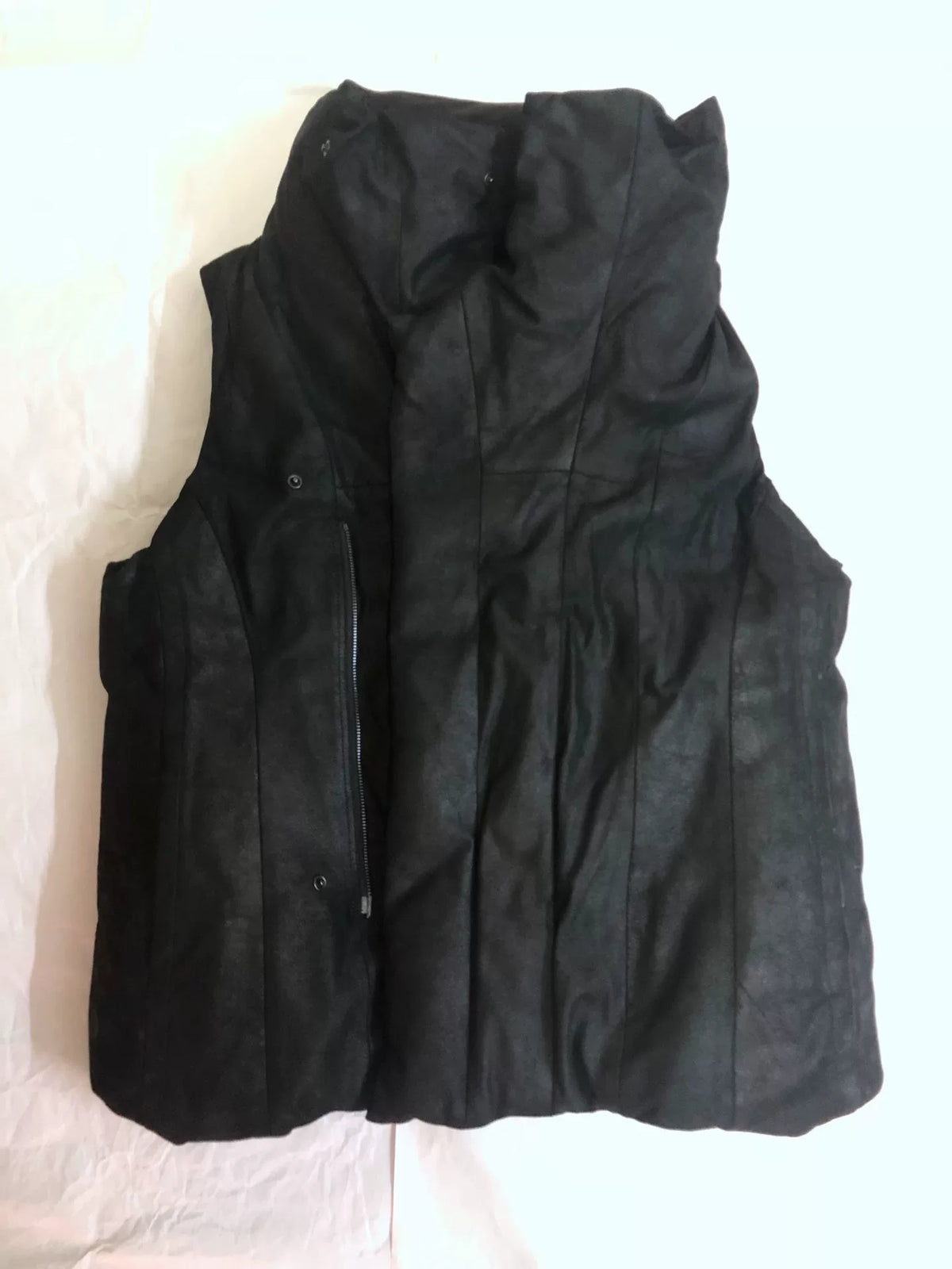 Julius Down Distressed Vest Jacket