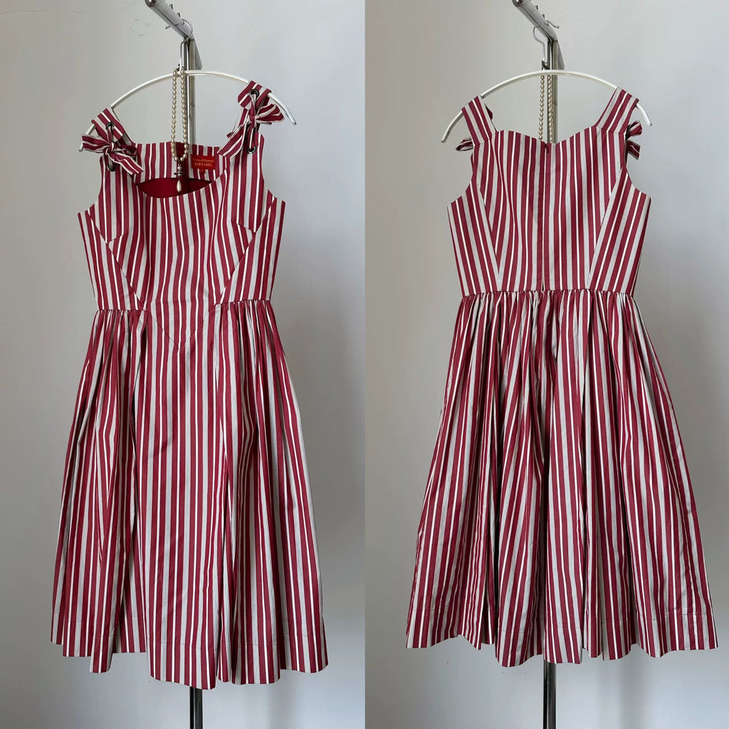 Vivienne Westwood red label mid-length striped dress