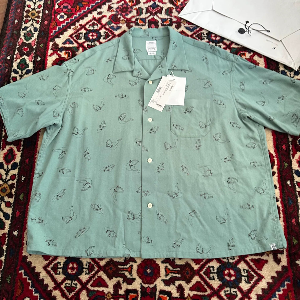 visvim 22ss harmon roadster short-sleeve shirt