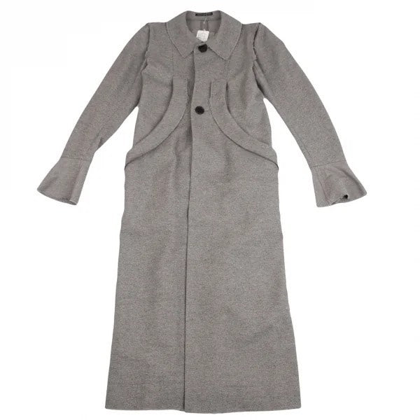 Yohji Yamamoto AW10 Grey Cashmere Blend Deconstructed Coat