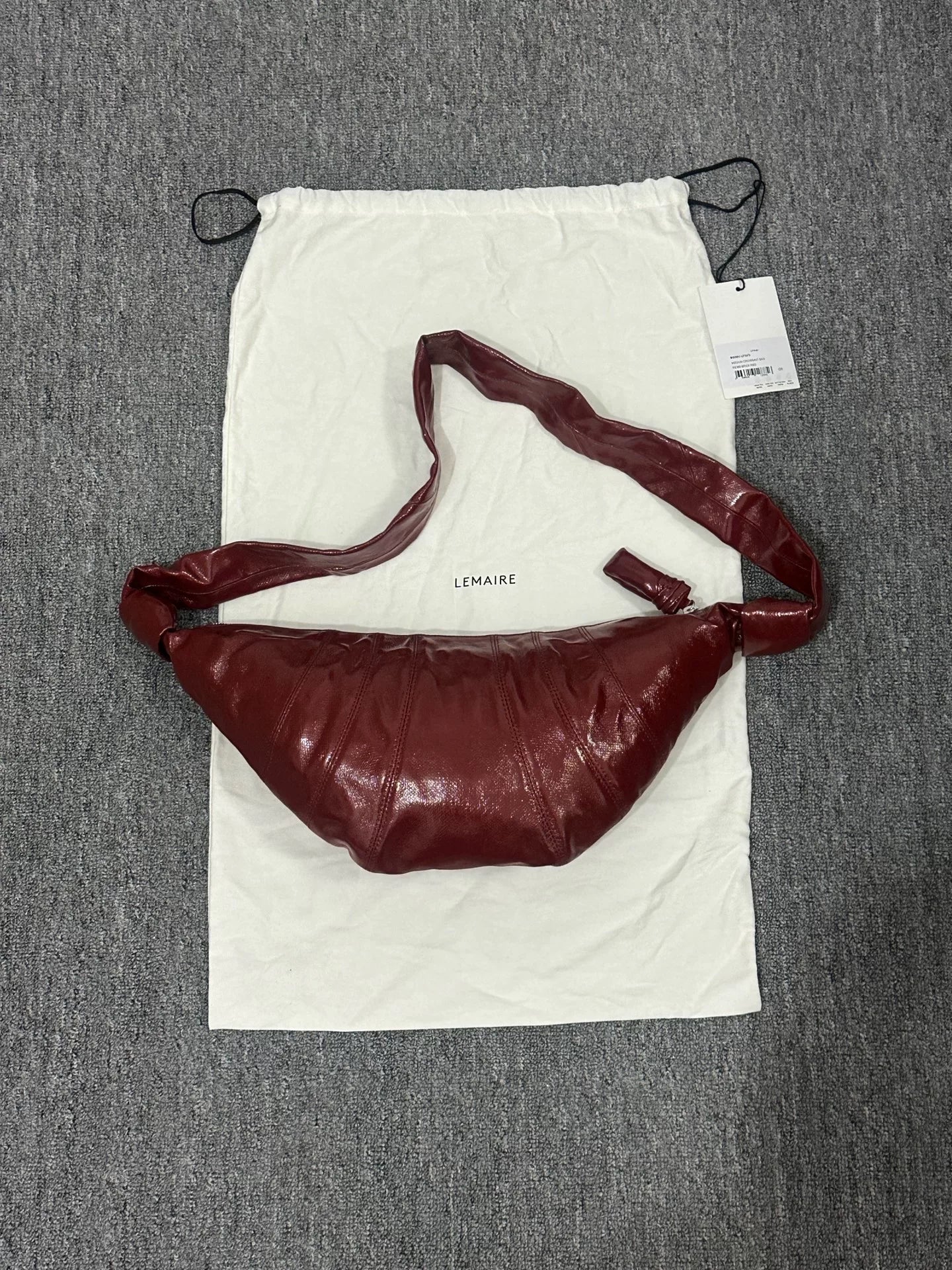 LEMAIRE: Brown Croissant Bag