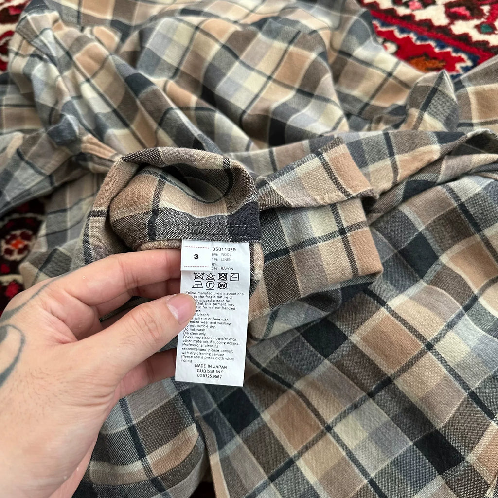Visvim 25ss LUMBER CHECK L/S (W/L) Plaid Shirt