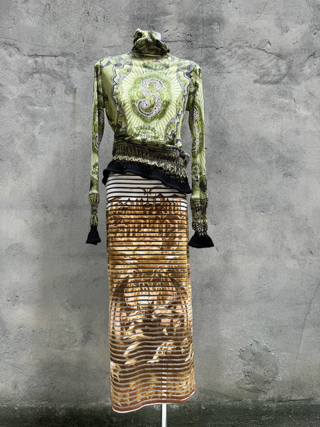 01SS Jean Paul Gaultier Devil Skirt