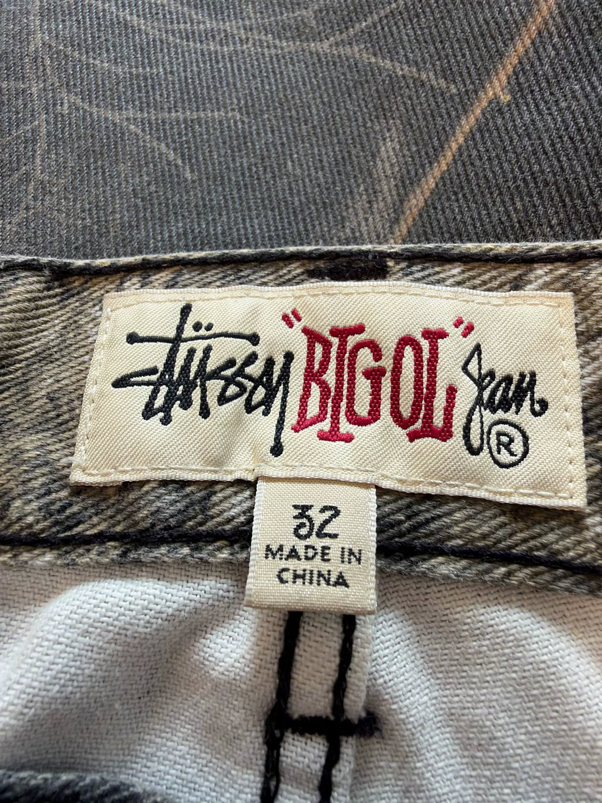Stussy FW23 Leaf Camo Denim Jeans