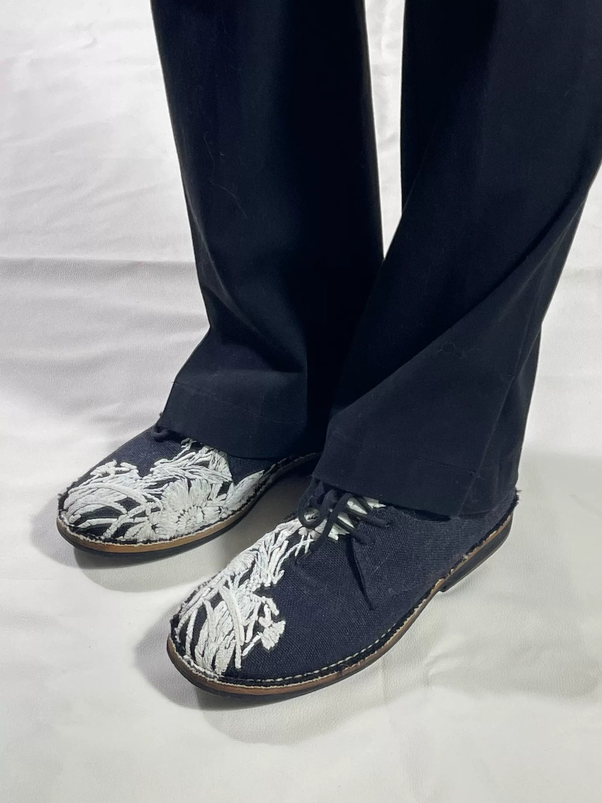 Ann Demeulemeester SS14 Final Season Floral Leather Shoes