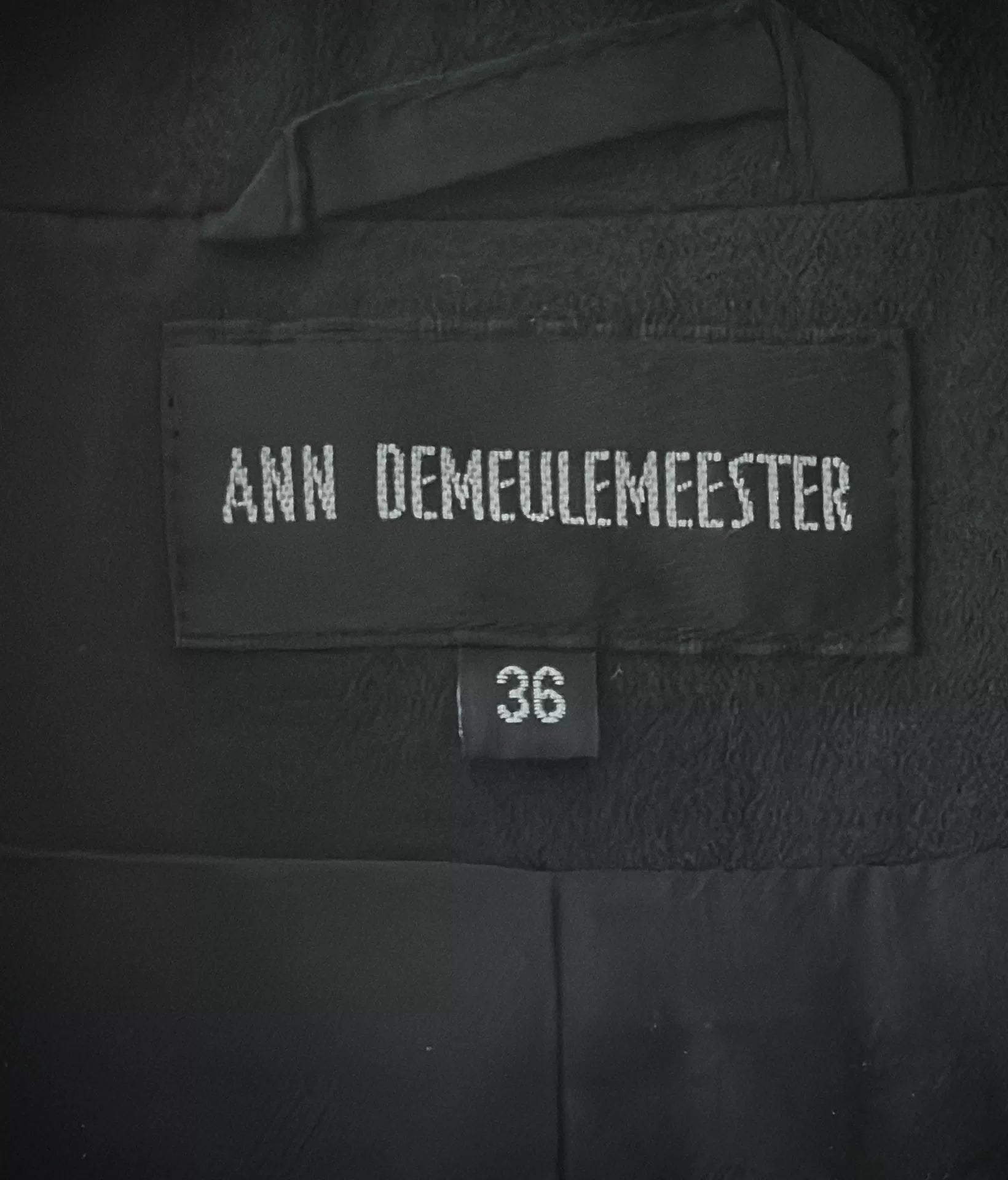 Ann Demeulemeester Slim Blazer
