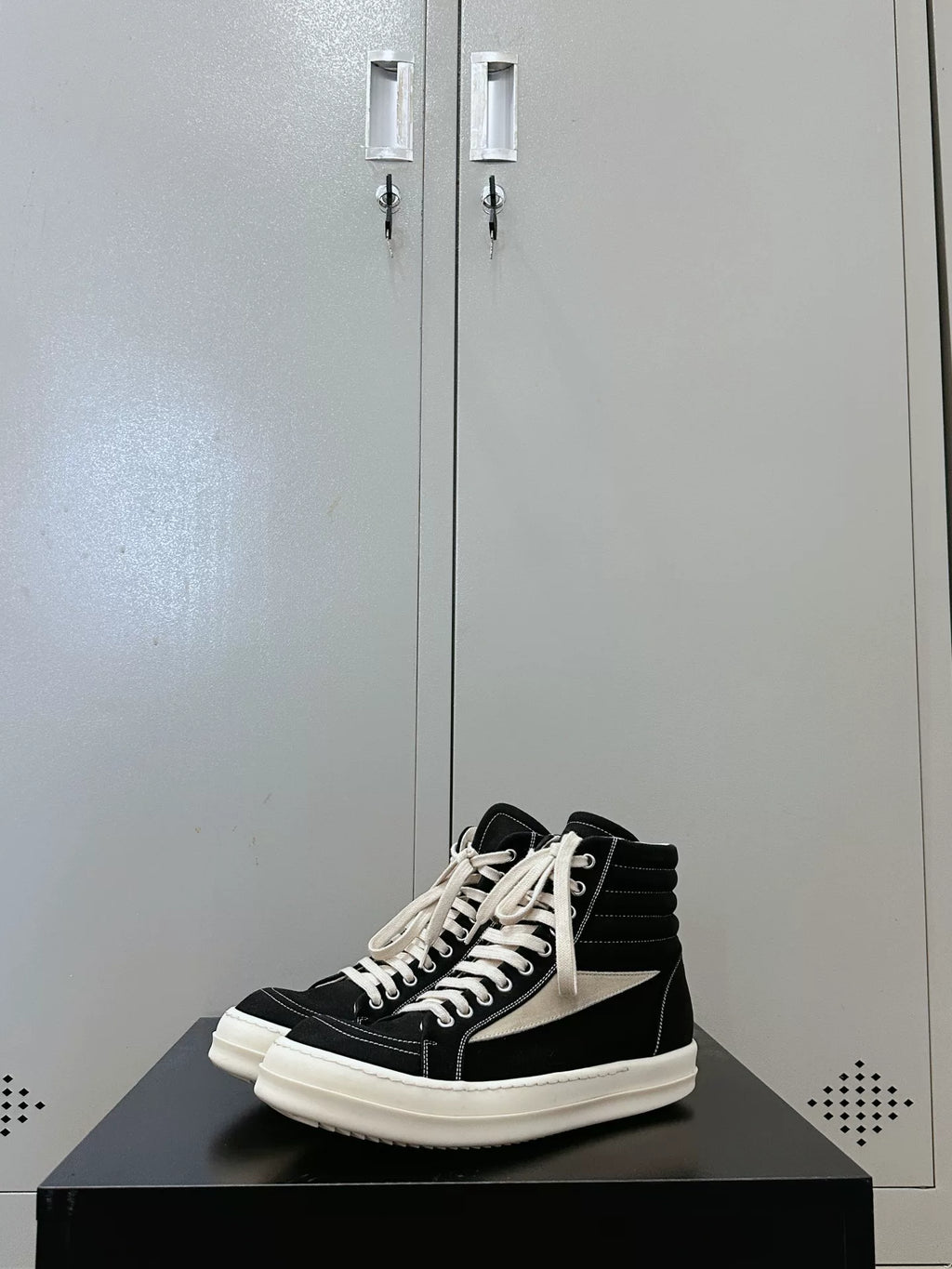 Rick Owens DRKSHDW Boat Sneakers | Black
