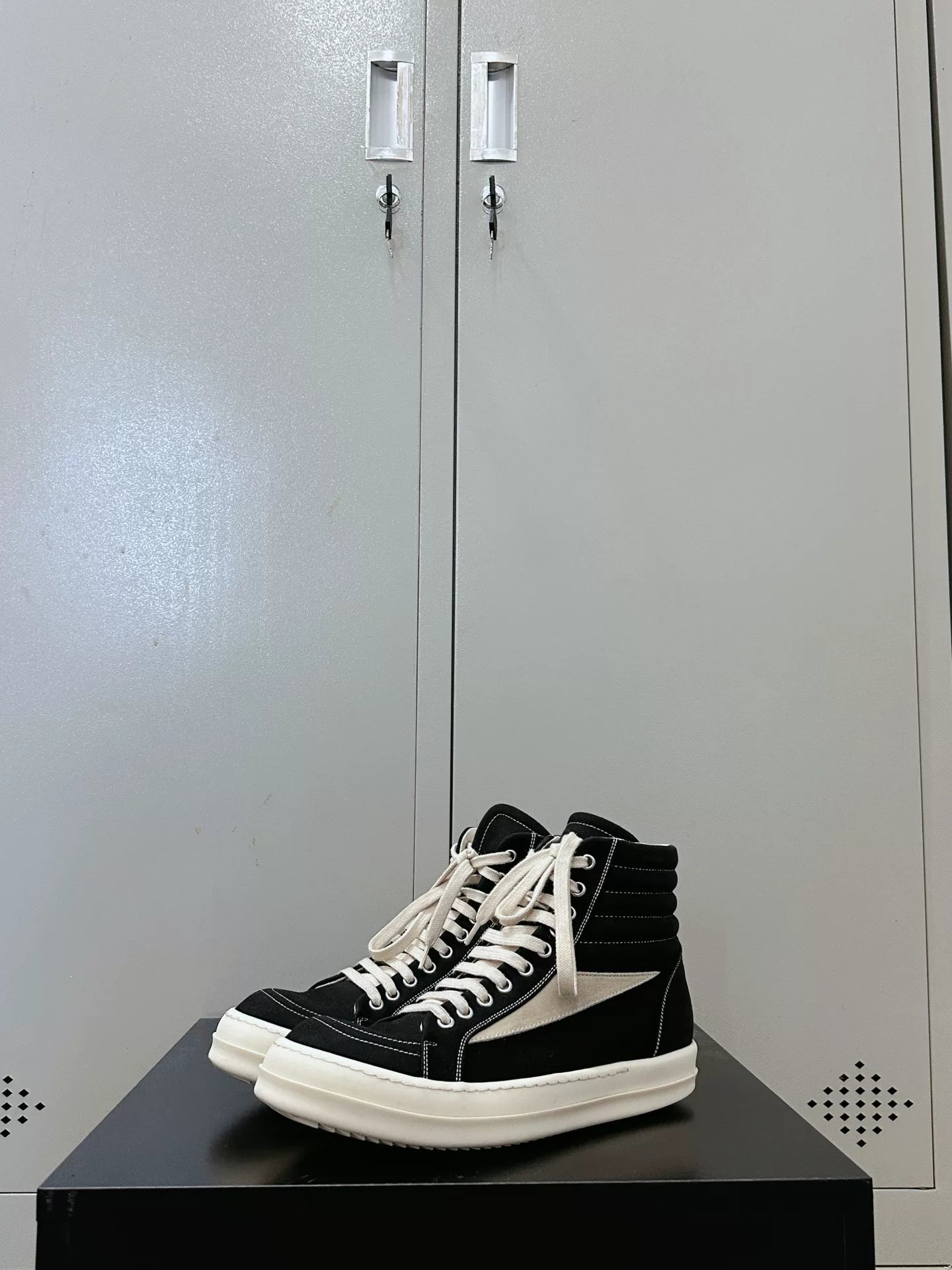 Rick Owens DRKSHDW Boat Sneakers | Black
