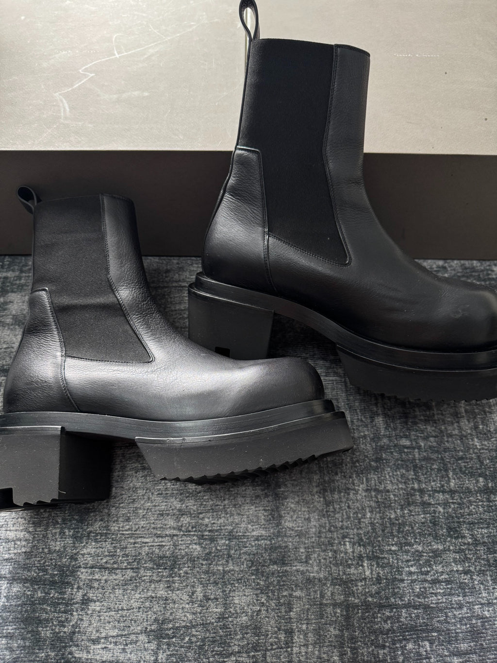 Rick Owens Beatle Ballast Bogun Boots