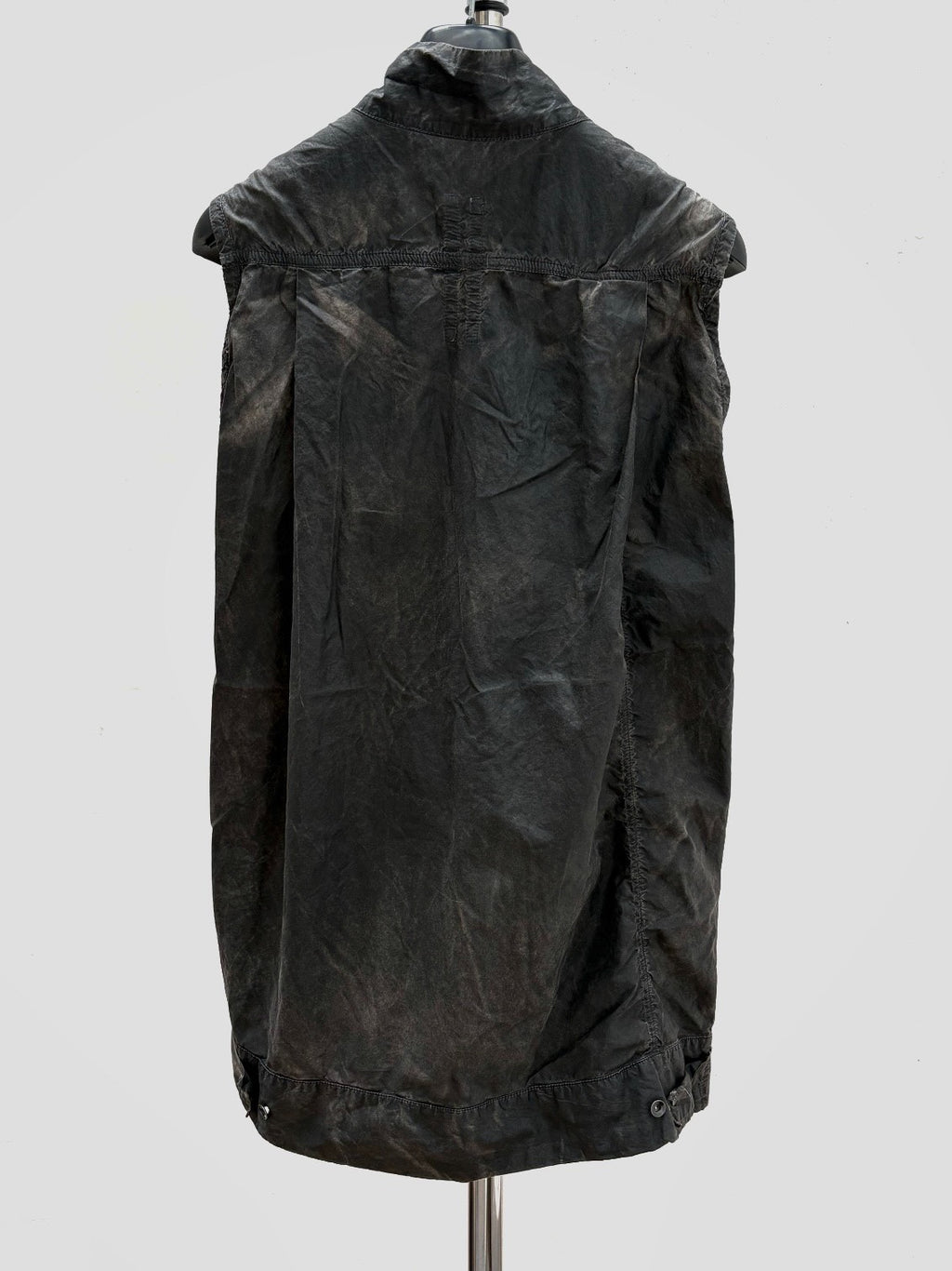 Rick Owens Early Dirty-Dye Distressed Vest