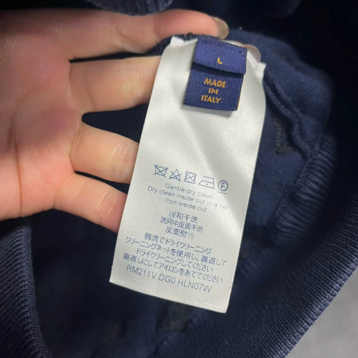 Louis Vuitton Blue Pilot Jacket
