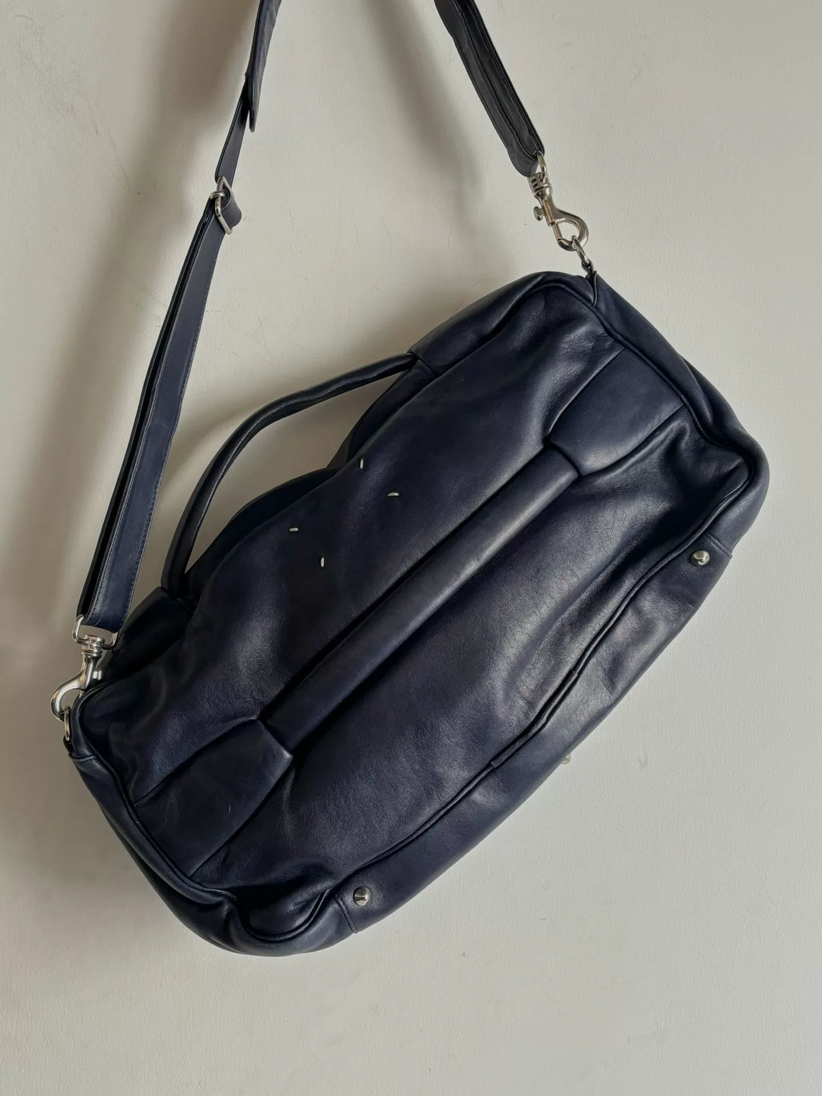 Maison Martin Margiela | 2011 Lake Blue Baguette Messenger Bag