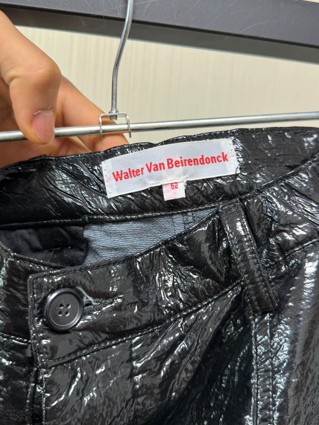 Walter Van Beirendonck Balloon Leather Pants