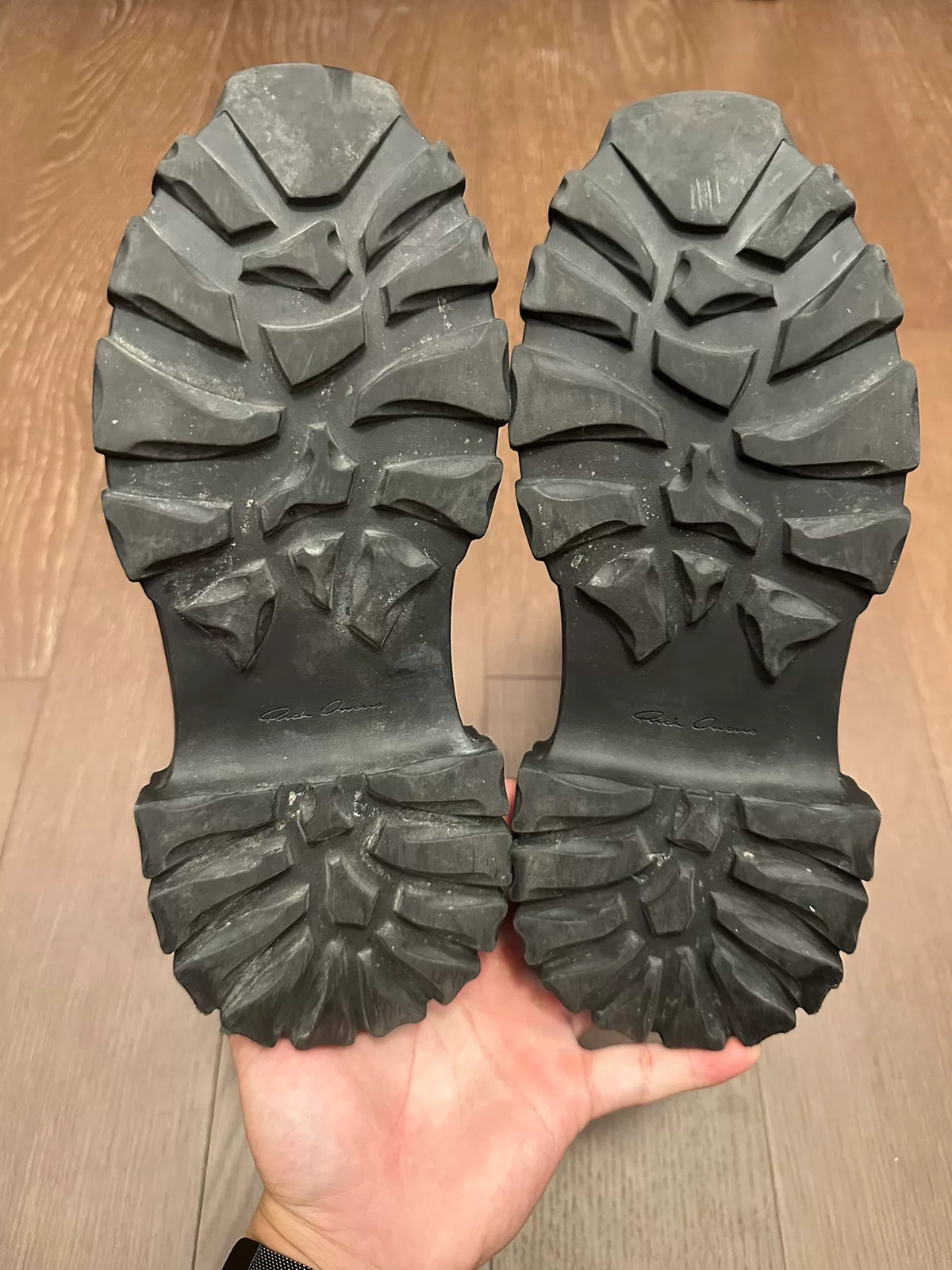 Rick Owens Octopus Lace-Up Military Boots