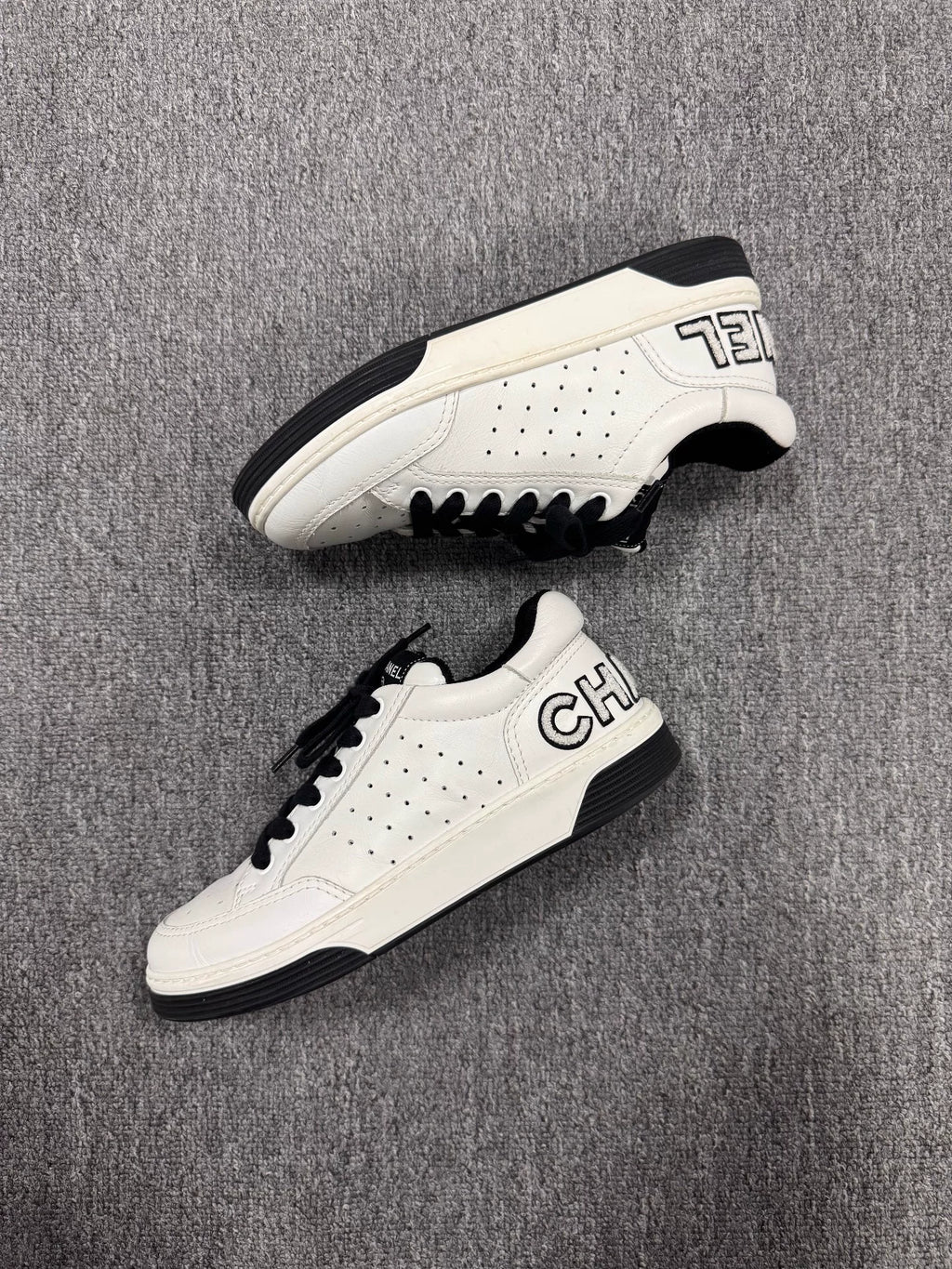 Chanel Black & White Panda Sneakers
