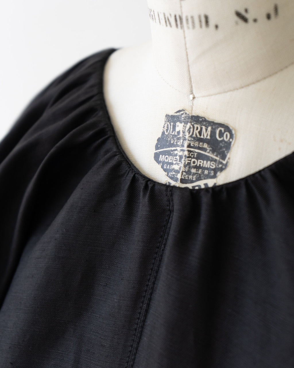 Celine Black Linen Dress