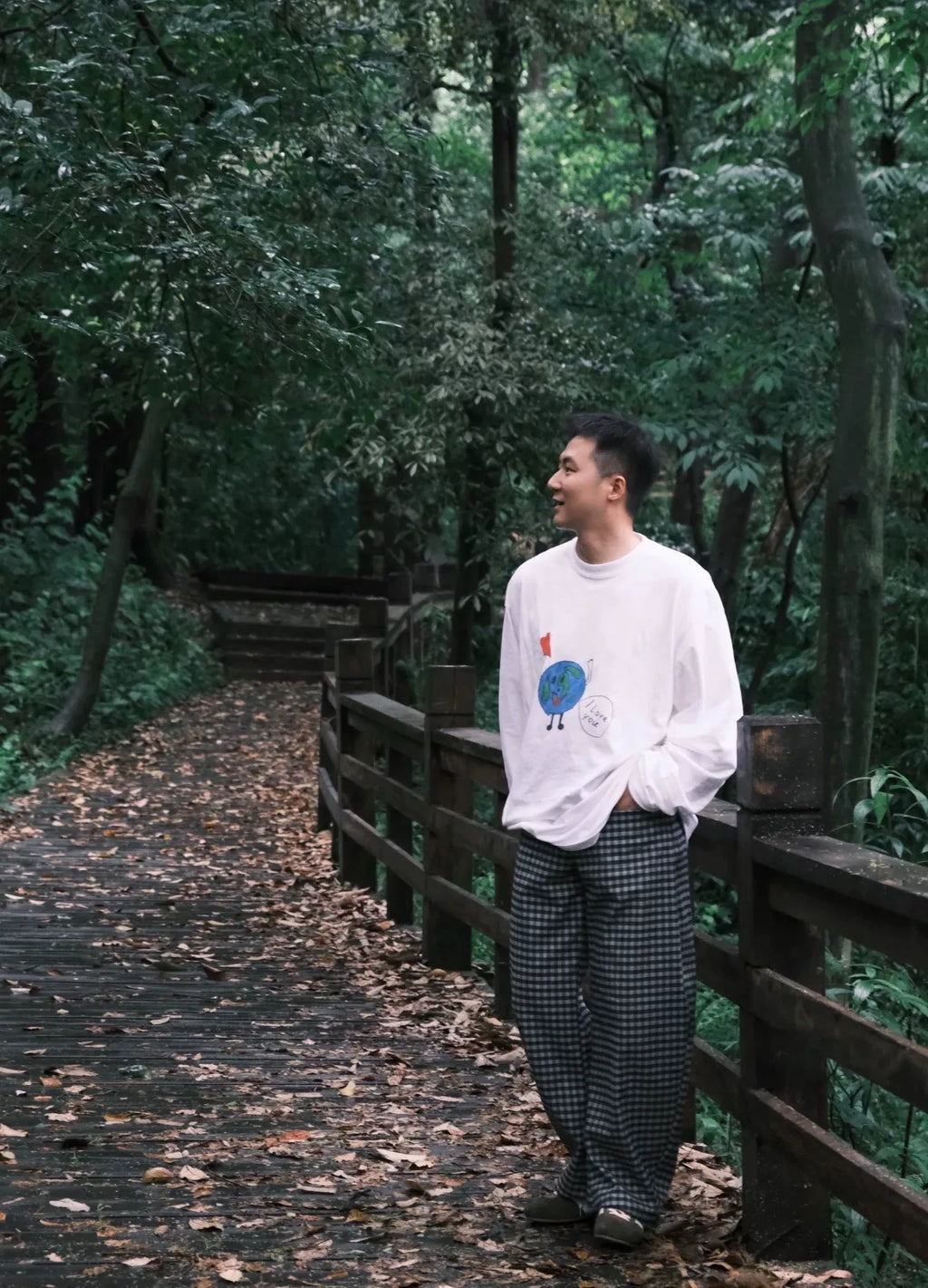 Balenciaga Eco-Friendly "I Love the Earth" Long-Sleeve Long Sleeve Top