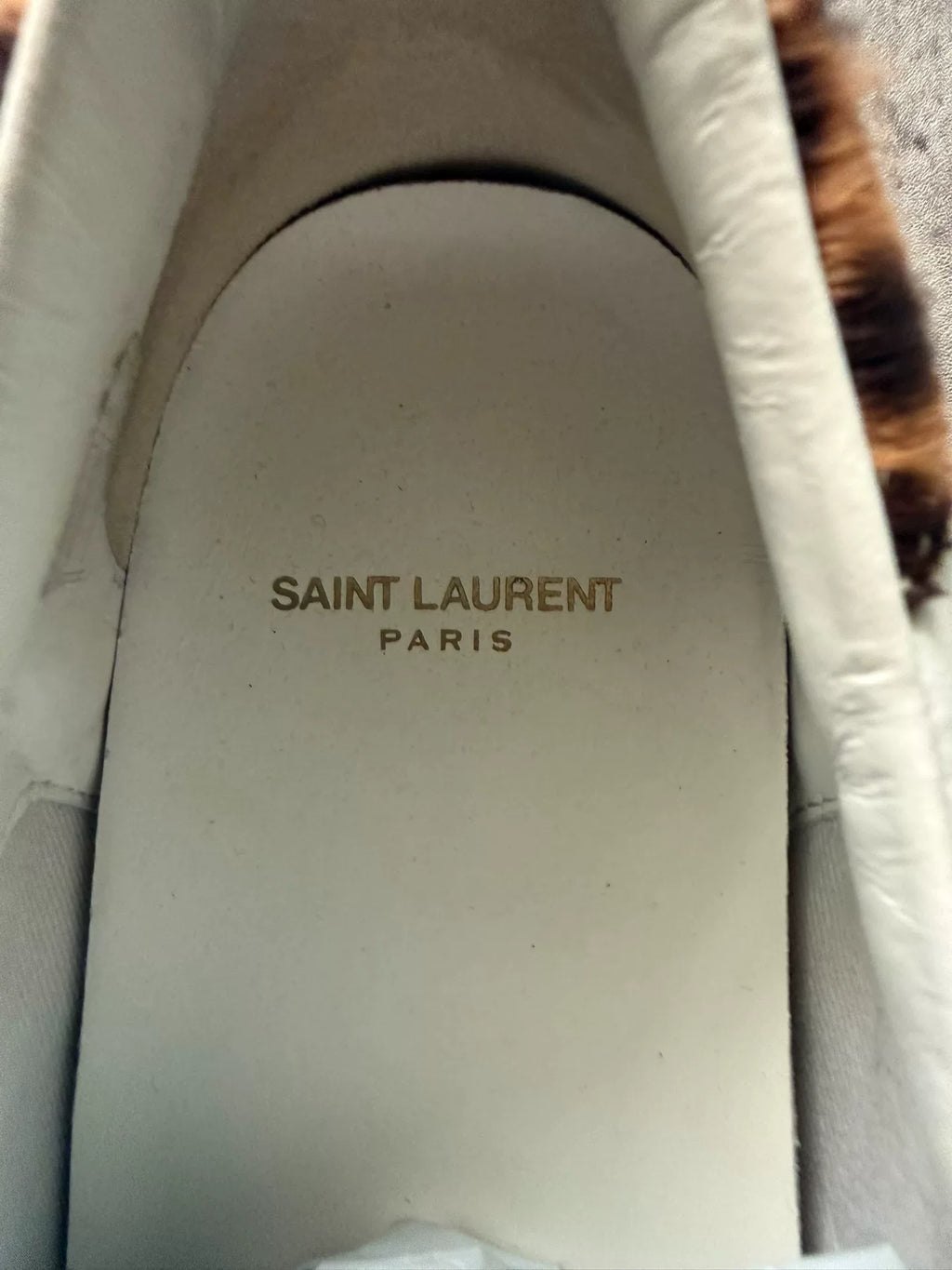 Saint Laurent Paris Leopard Star Pony-Hair Star Sneakers