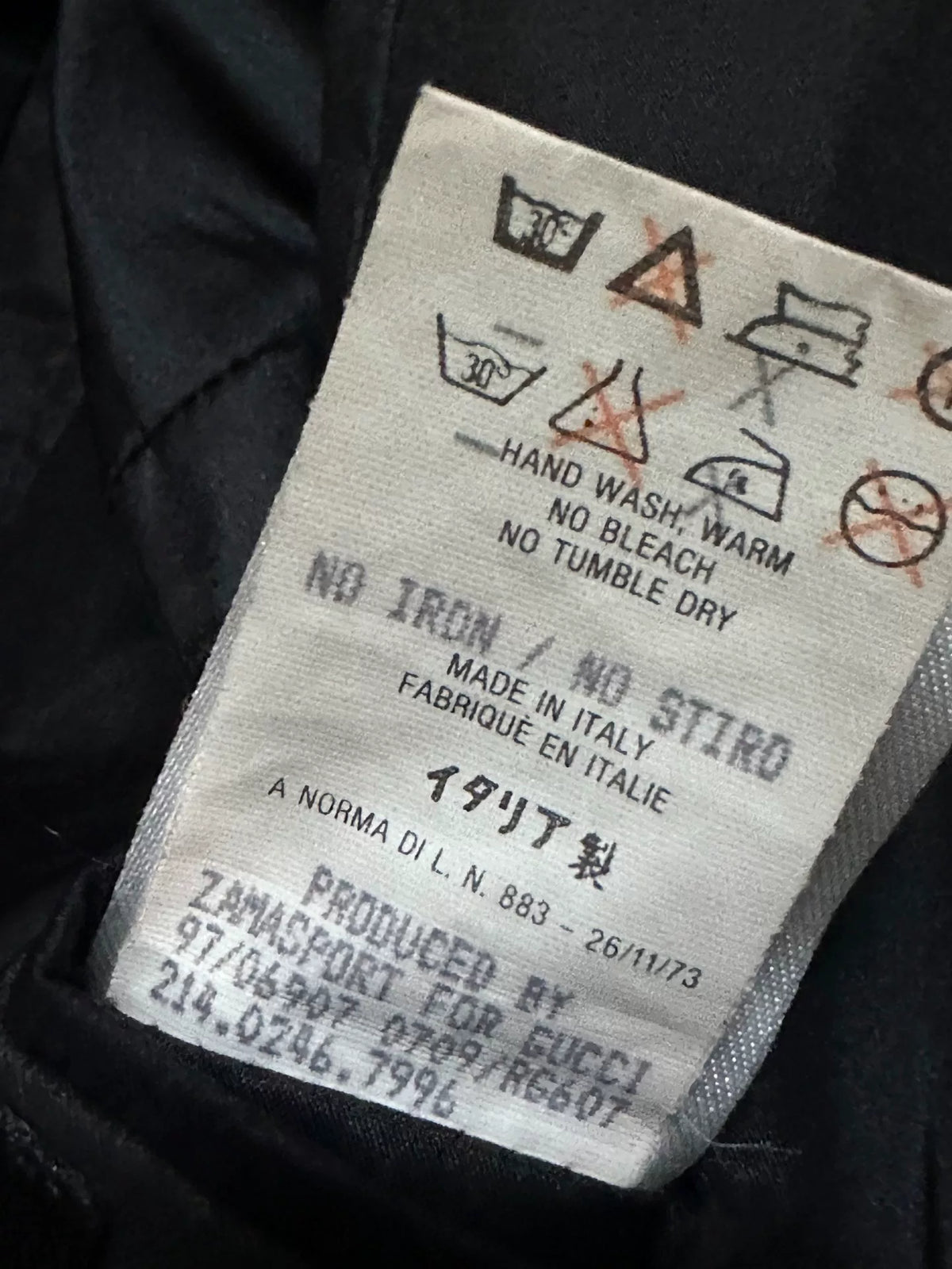 GUCCI BY TOM FORD 97SS Special Fabric Trench Coat