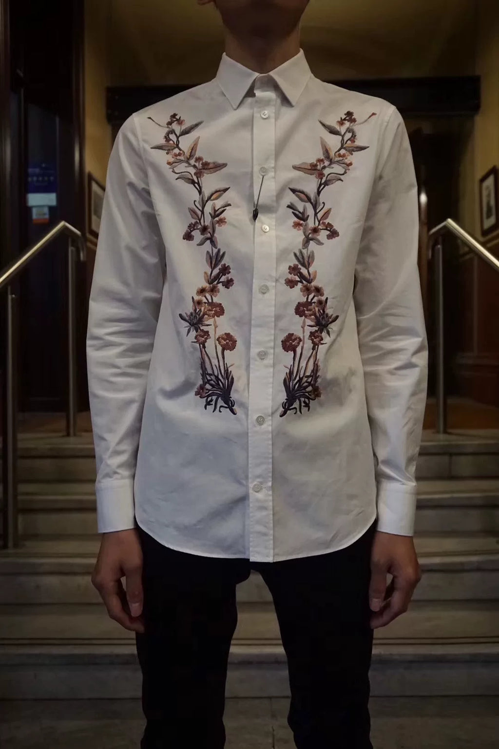 Alexander McQueen SS17 White Cotton Shirt