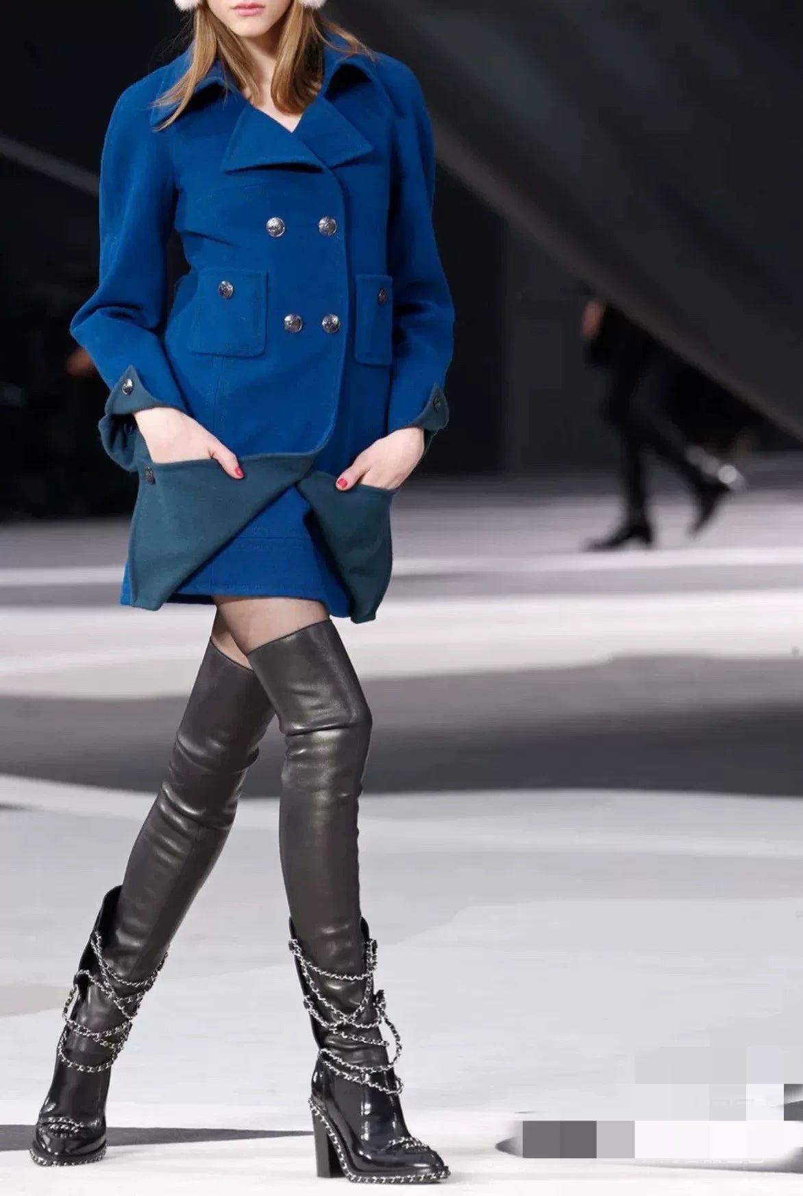Chanel Earth Wool Coat
