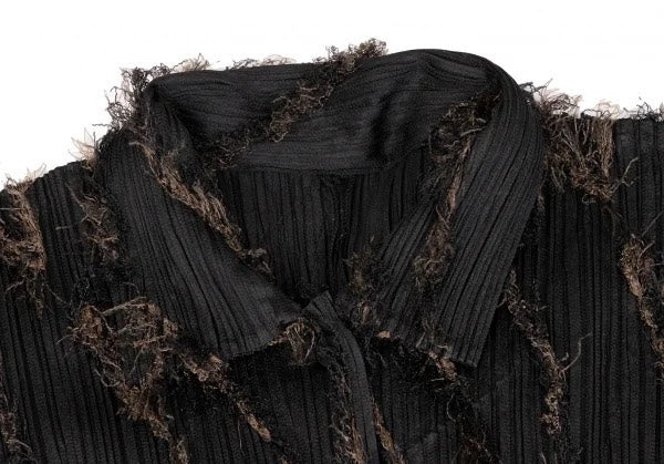 Issey Miyake Fringe Pleated Shirt