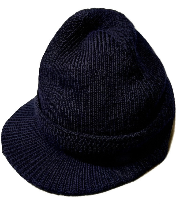Visvim Sport Visor Knit Black Wool Beanie