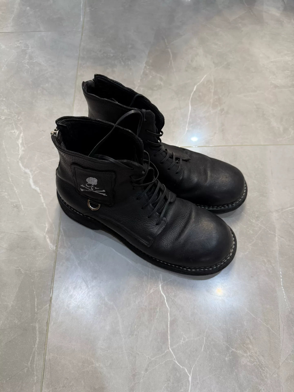 mastermind Japan Thick Calf Skull Sneakers
