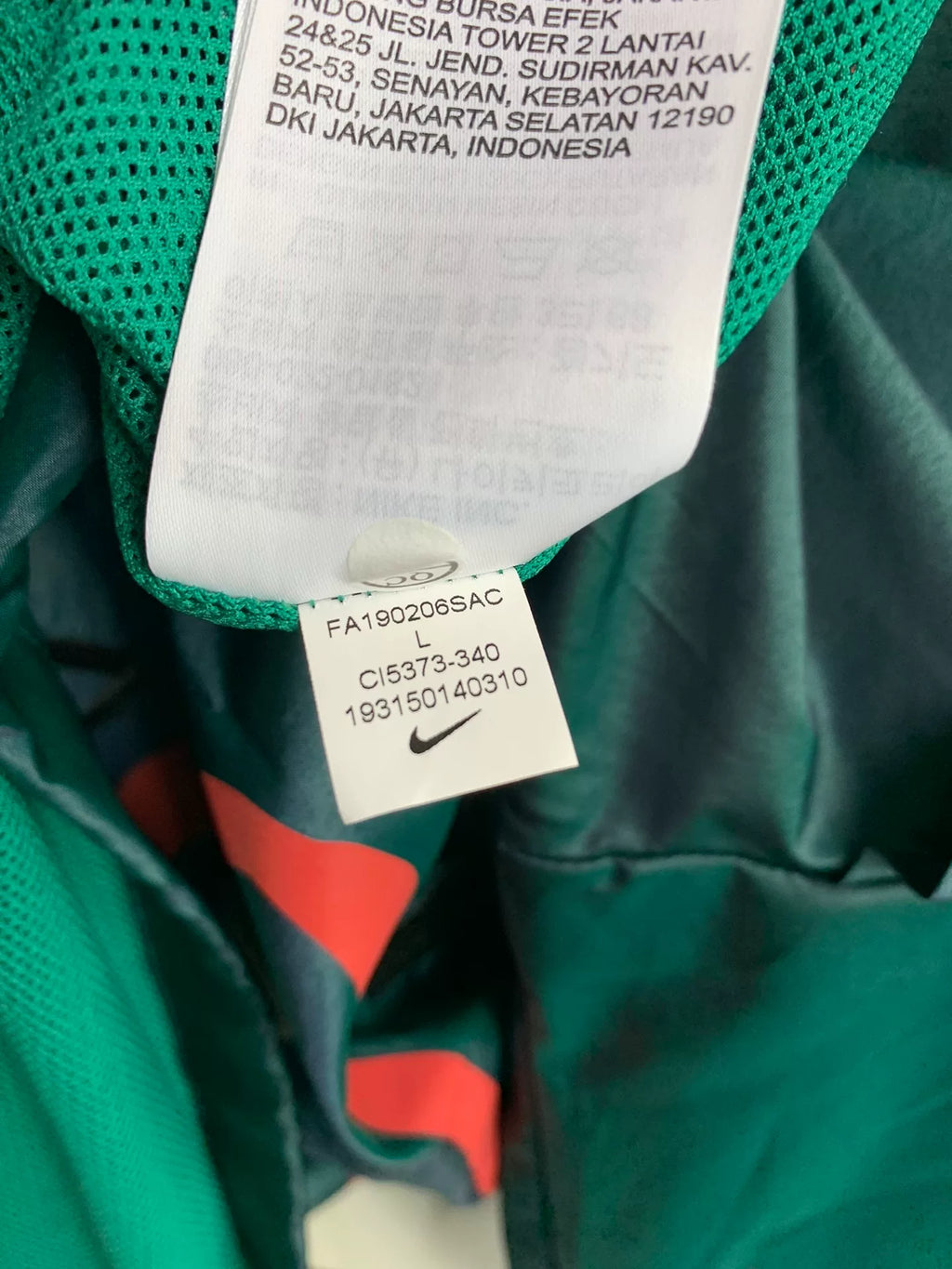 Nike CI5373-340 IT × CPFM Green Hooded Jacket