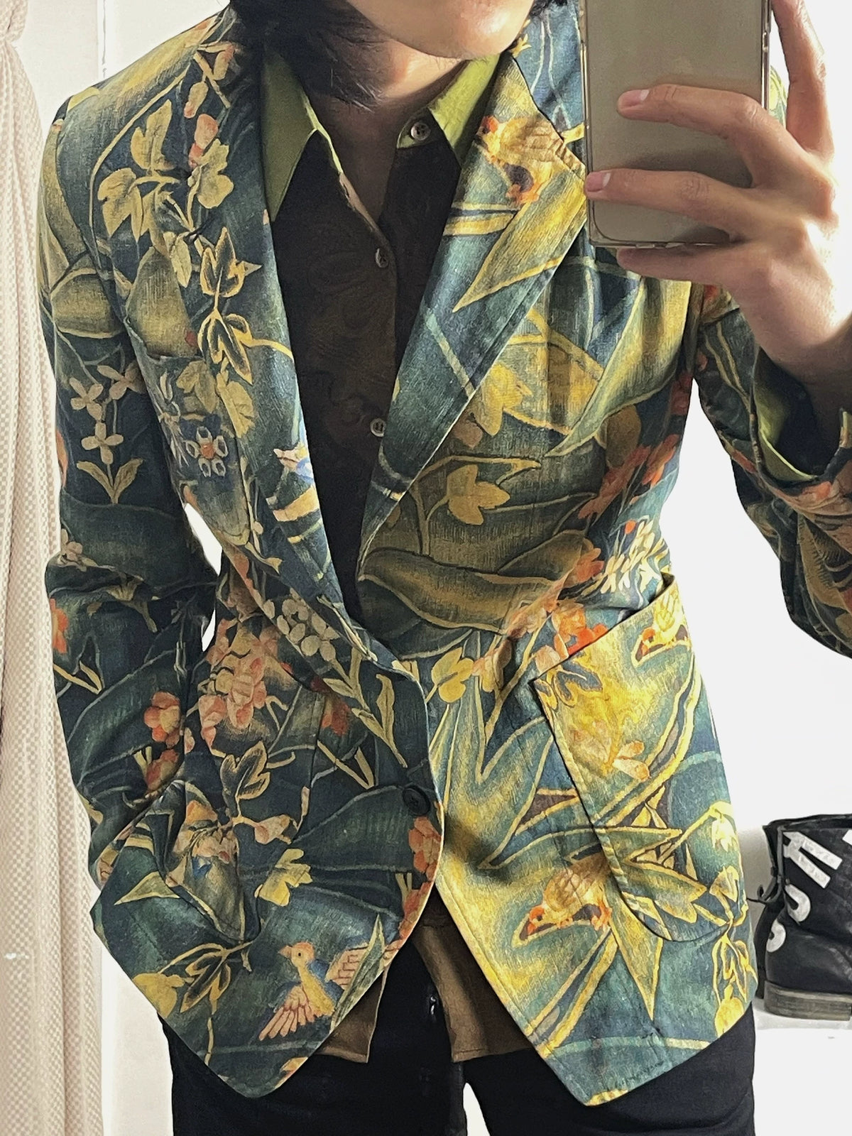 Dries Van Noten SS17 Floral Blazer