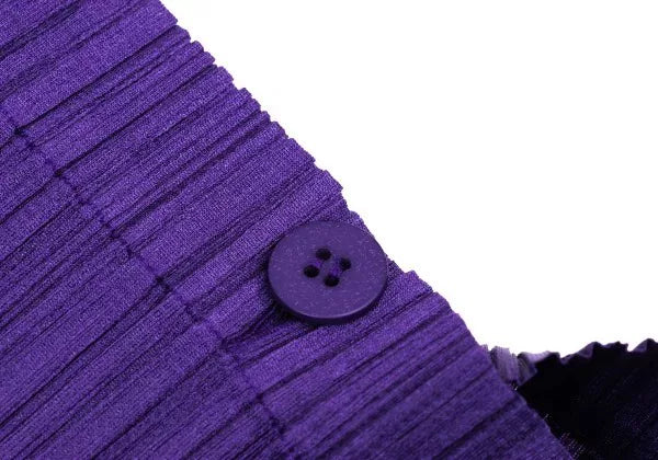 Issey Miyake Vintage Purple Deformed Pleated Top
