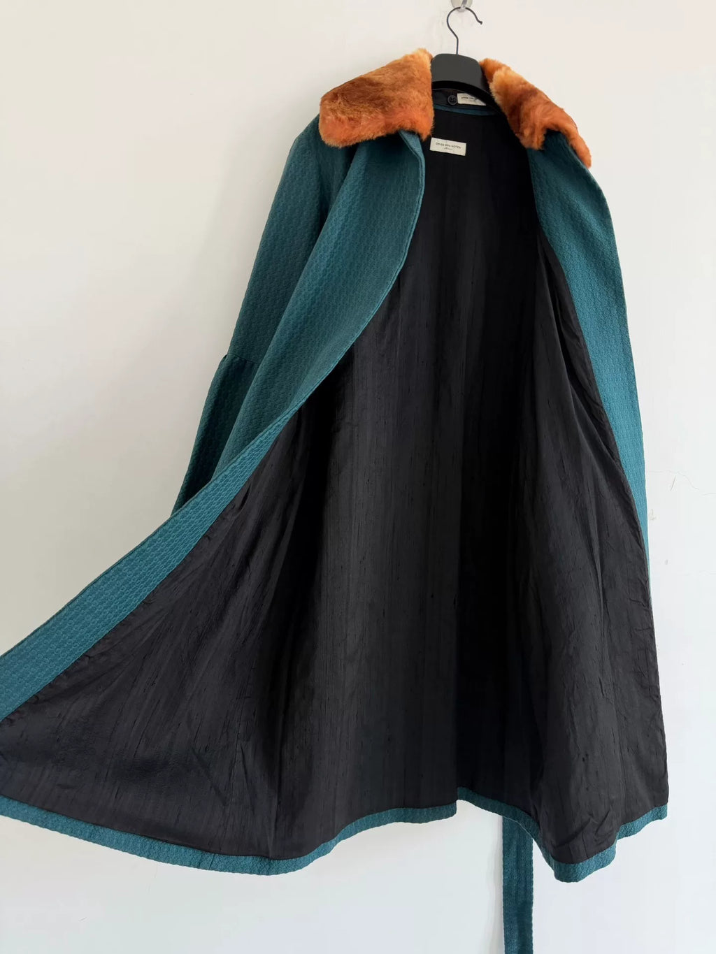 Dries van Noten Blue Runway Coat