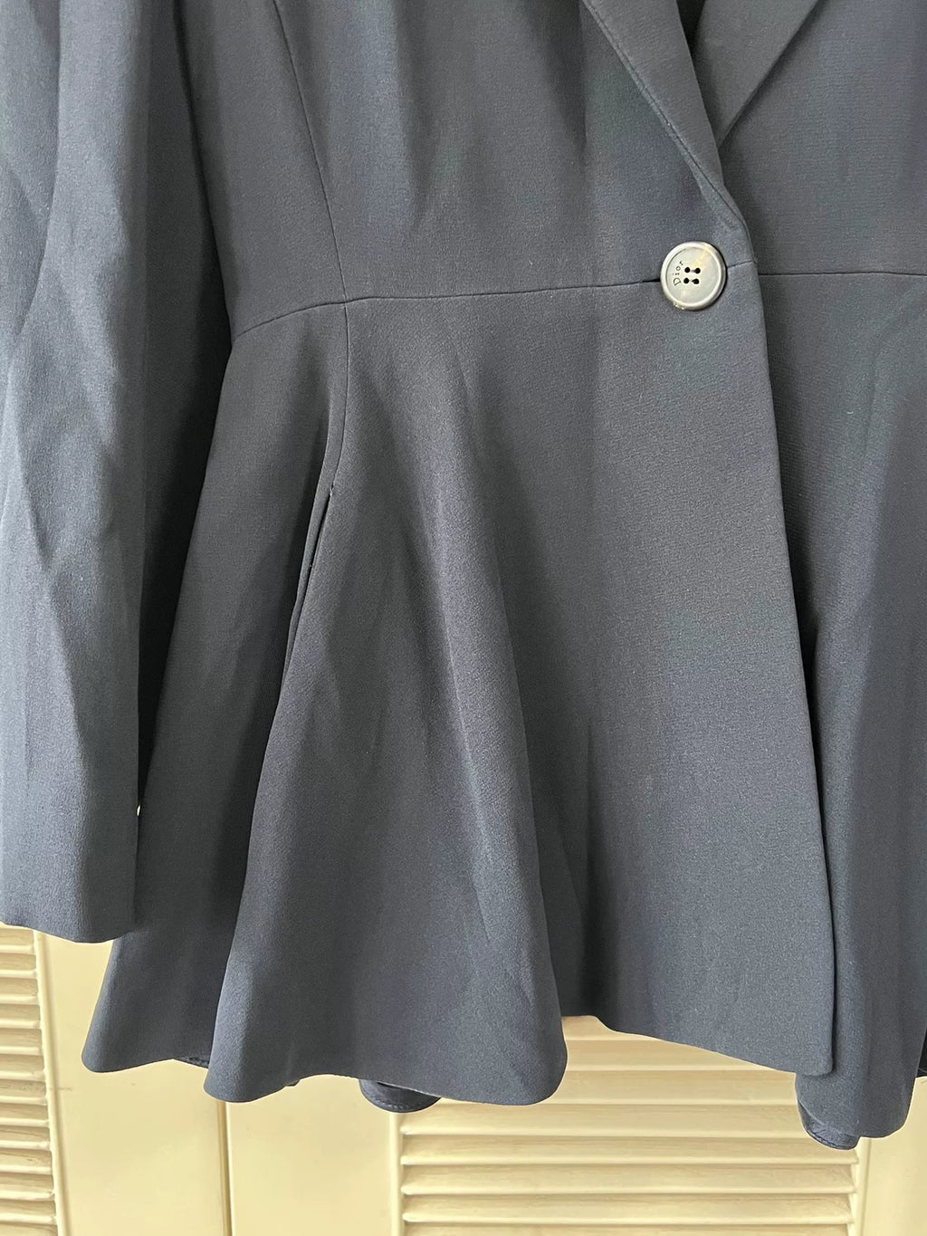 Christian Dior Women's Suit Jacket Navy Blue