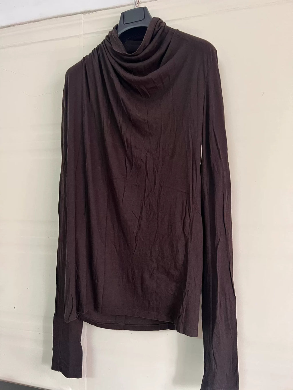 Julius_7 Drapey Turtleneck Base Layer Long-Sleeve T-Shirt