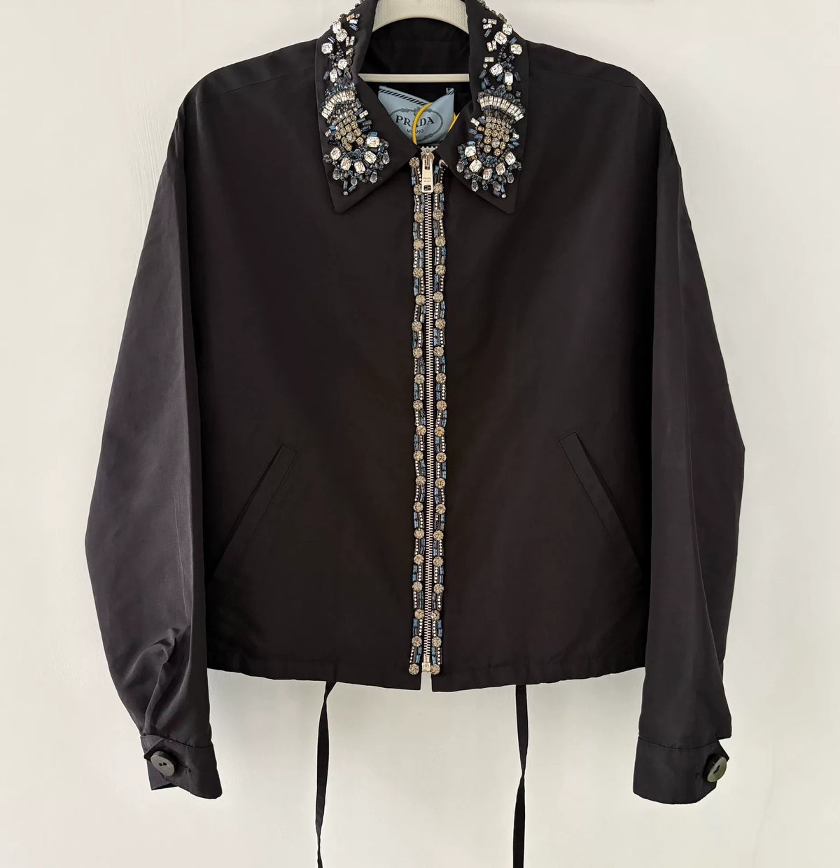 Prada Rhinestone Panel Jacket