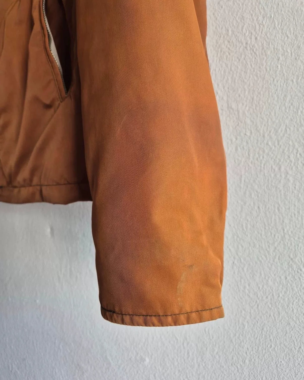 Helmut Lang Orange Biker Jacket