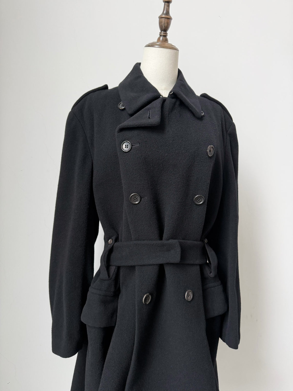 Comme Des Garcons Rei Kawakubo 1994 mainline shrunken wool coat