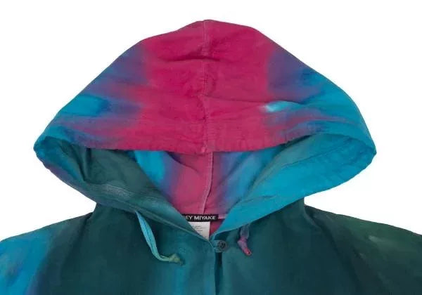Issey Miyake Vintage Green Gradient Trench Coat