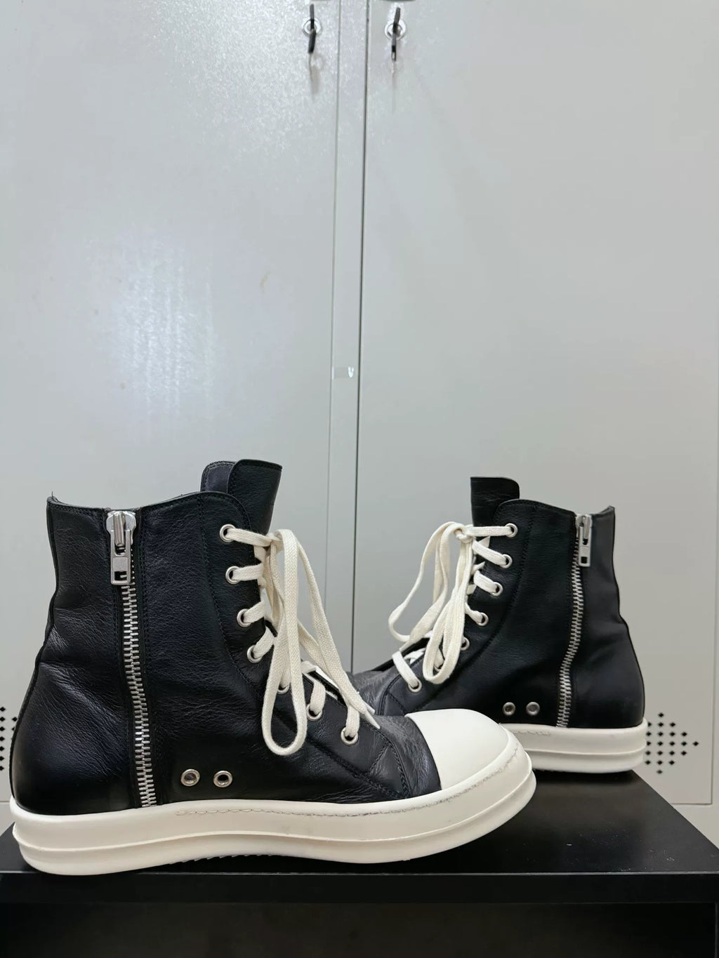 Rick Owens Cowhide Large Converse Sneakers